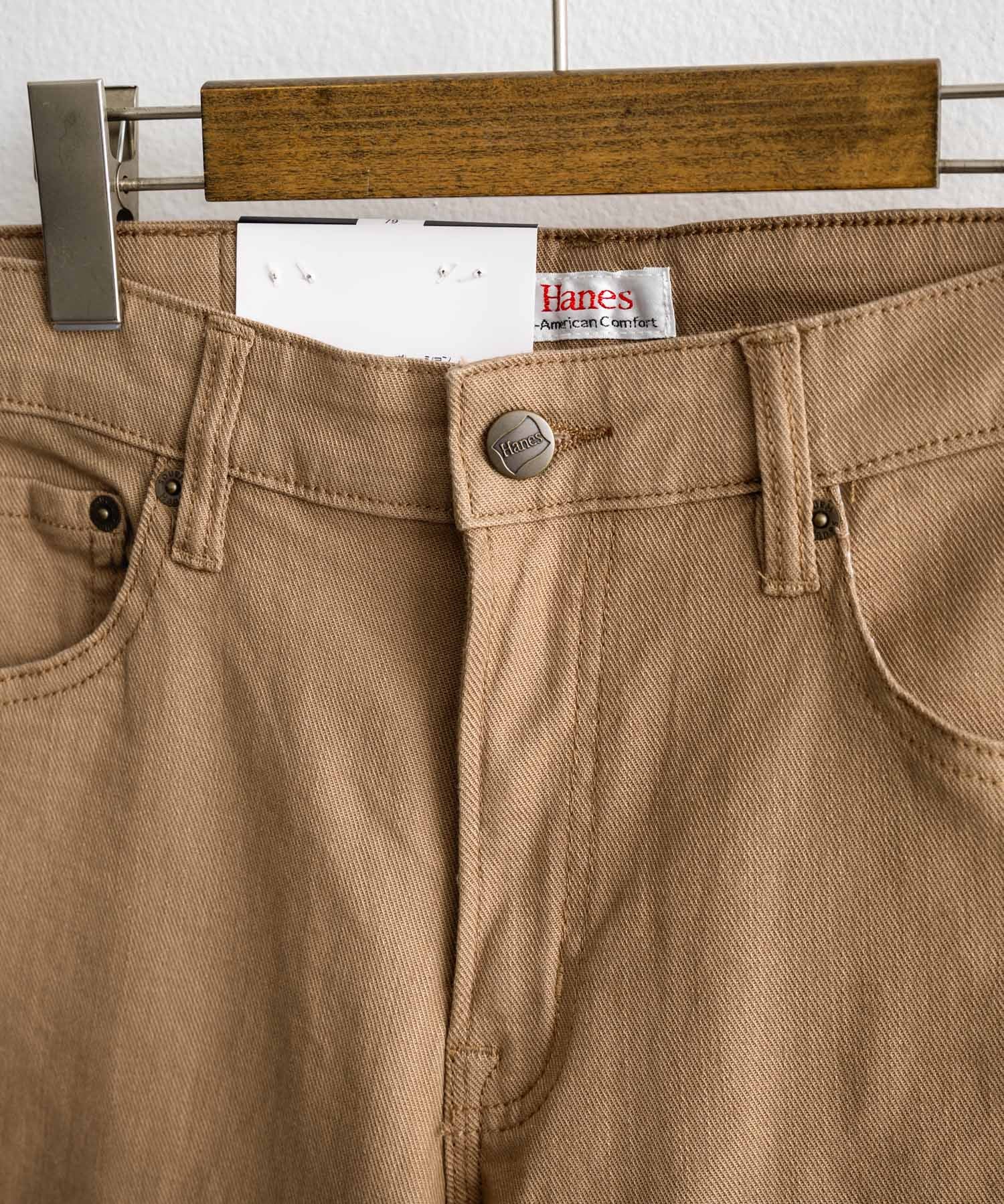 Hanes ヘインズ ストレッチ5ポケットカツラギパンツ