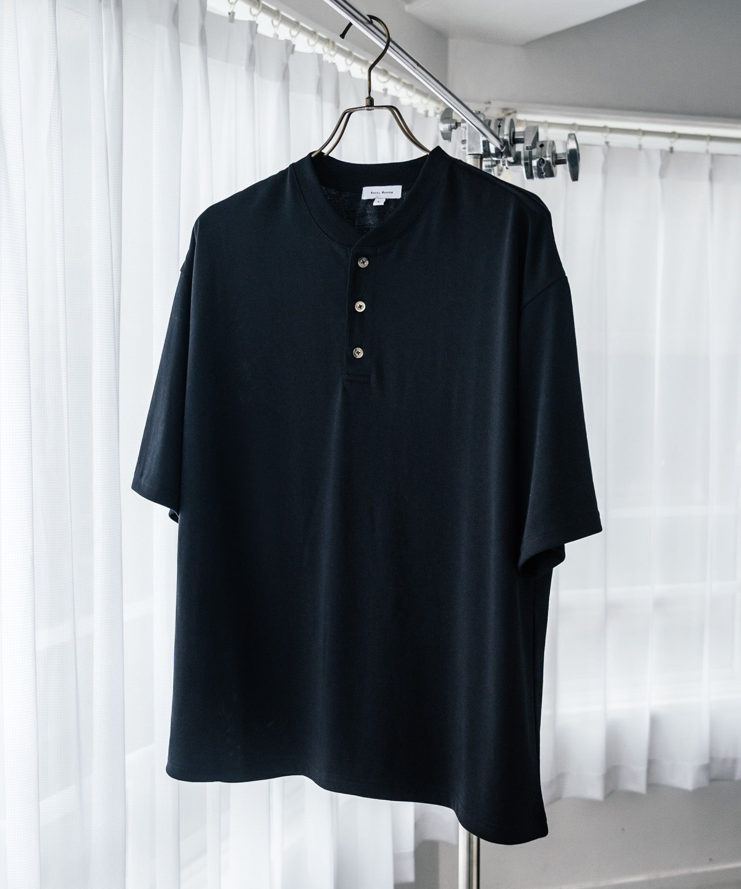 AIR TEC+ 接触冷感・遮熱・UVカット 多機能ヘンリーネック半袖Tシャツ 15428