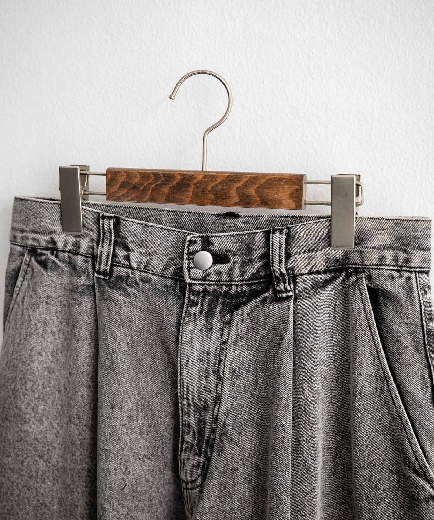 ヴィンテージライクワイドバルーンデニムパンツ 15478