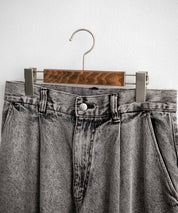 ヴィンテージライクワイドバルーンデニムパンツ 15478