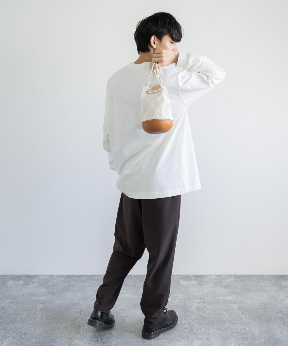 Butler Verner Sails バトラーバーナーセイルズ 日本製 国産 モールドレザー巾着ショルダー JA-2141 11034