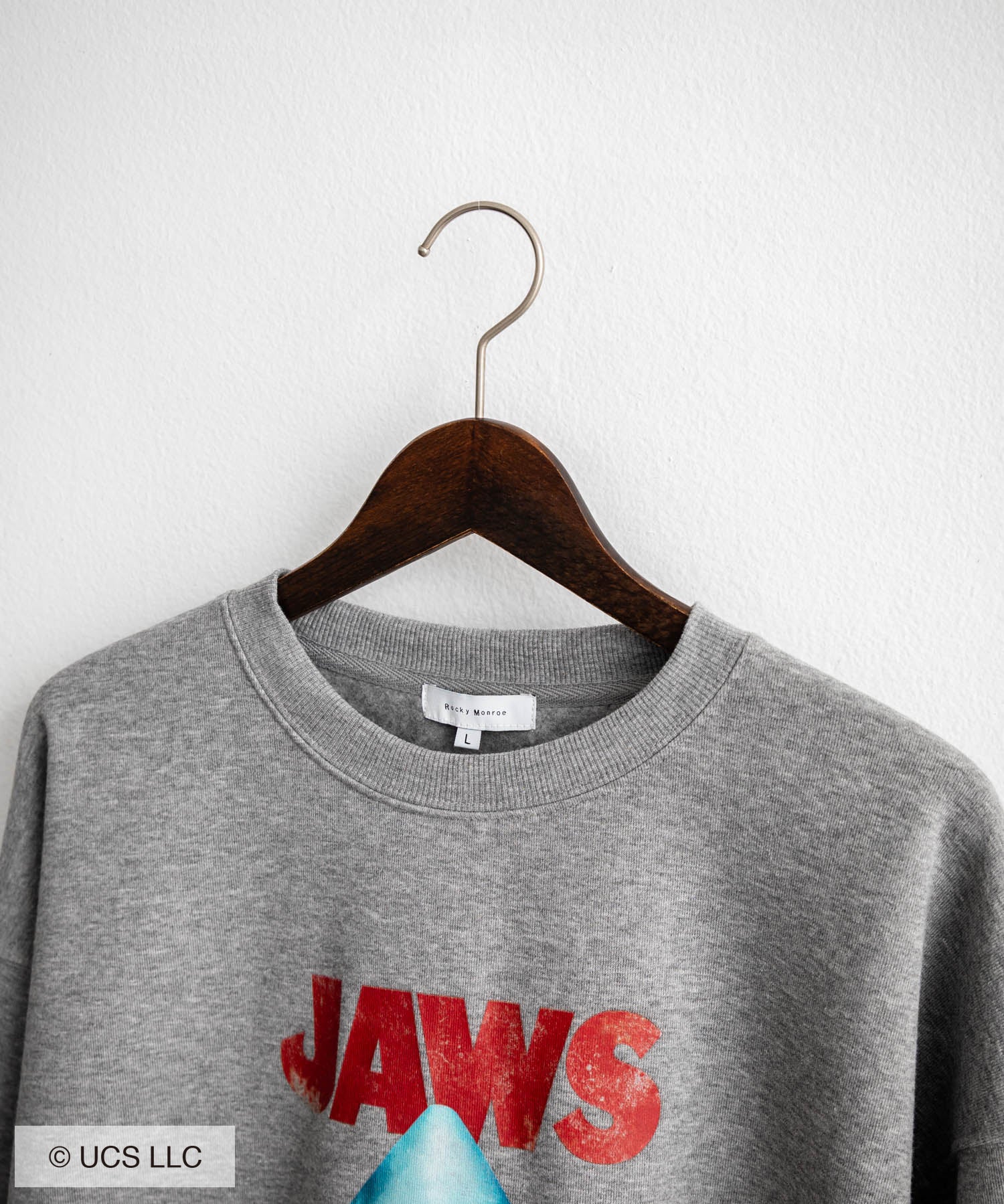 Universal City Studios LLC 別注コラボ オーバーサイズヴィンテージライクグラフィックプリント裏起毛スウェットトレーナー 15115