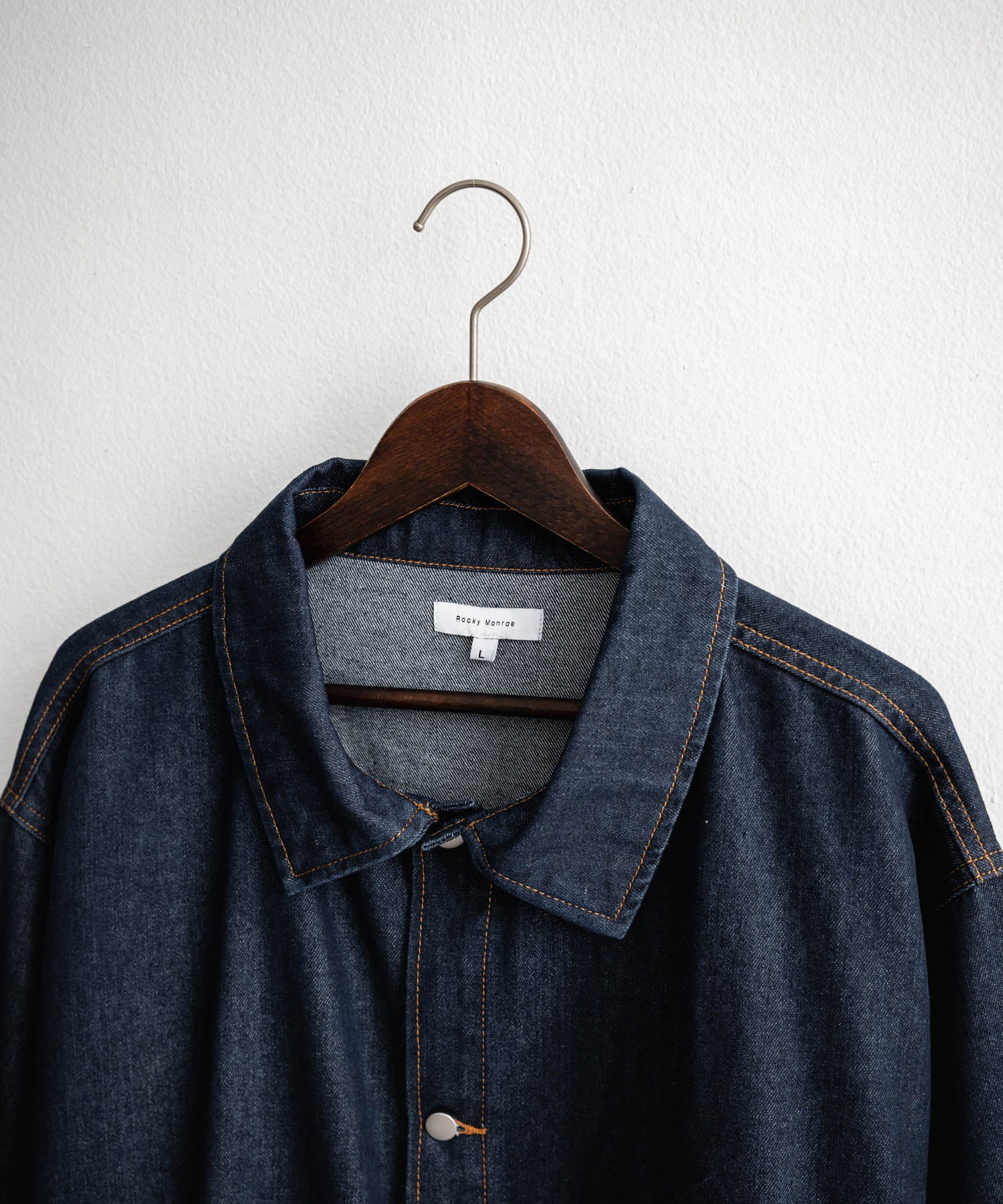 ヴィンテージライク オーバーサイズデニムブルゾン 15378