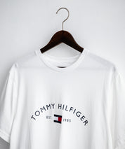 TOMMY HILFIGER アーチロゴプリント半袖Tシャツ 16156