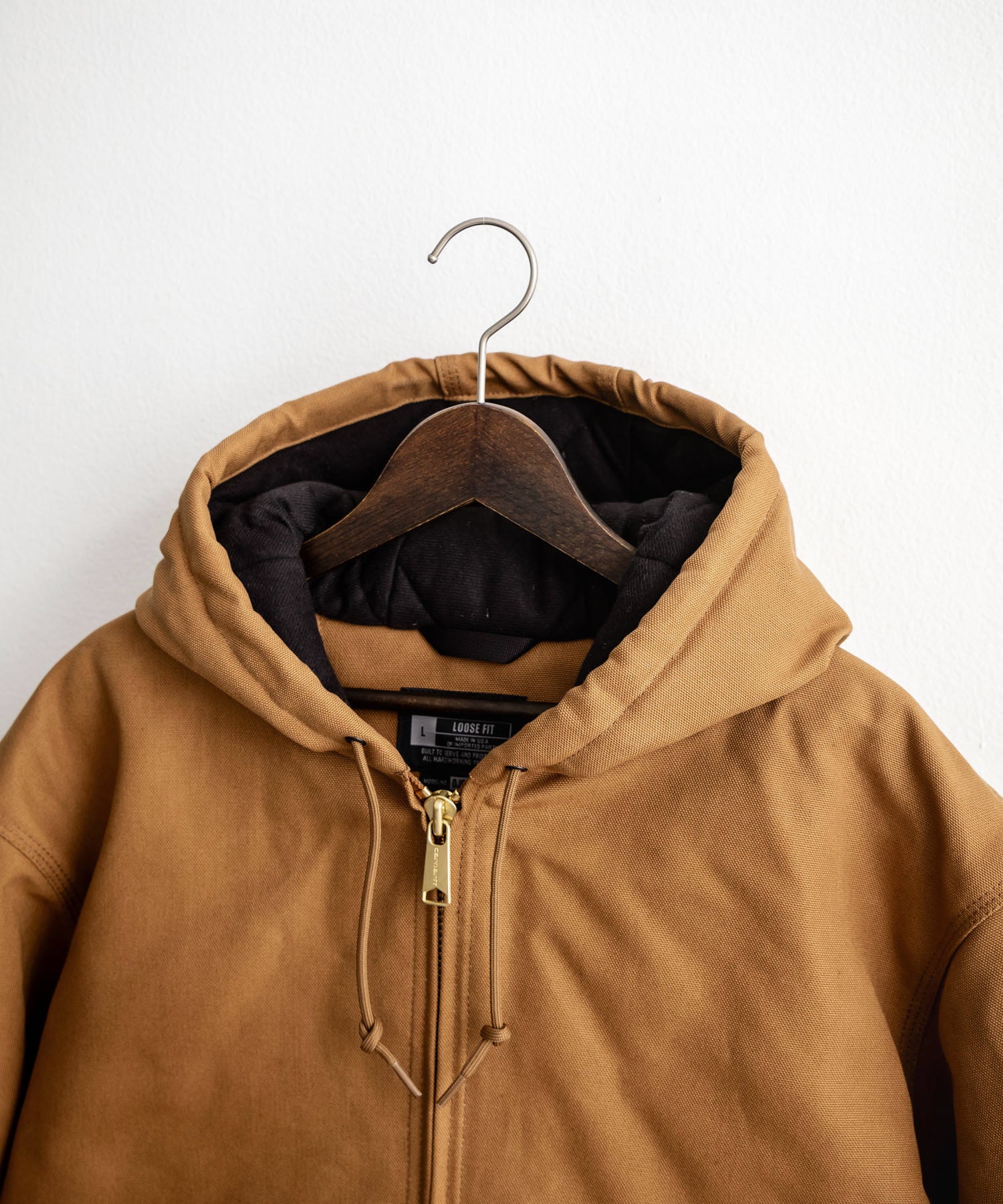 Carhartt カーハート DUCK QUILTED FLANNEL-LINED ACTIVE JACKET オーバーサイズアクティブフードジャケット 15385