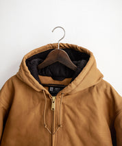 Carhartt カーハート DUCK QUILTED FLANNEL-LINED ACTIVE JACKET オーバーサイズアクティブフードジャケット 15385