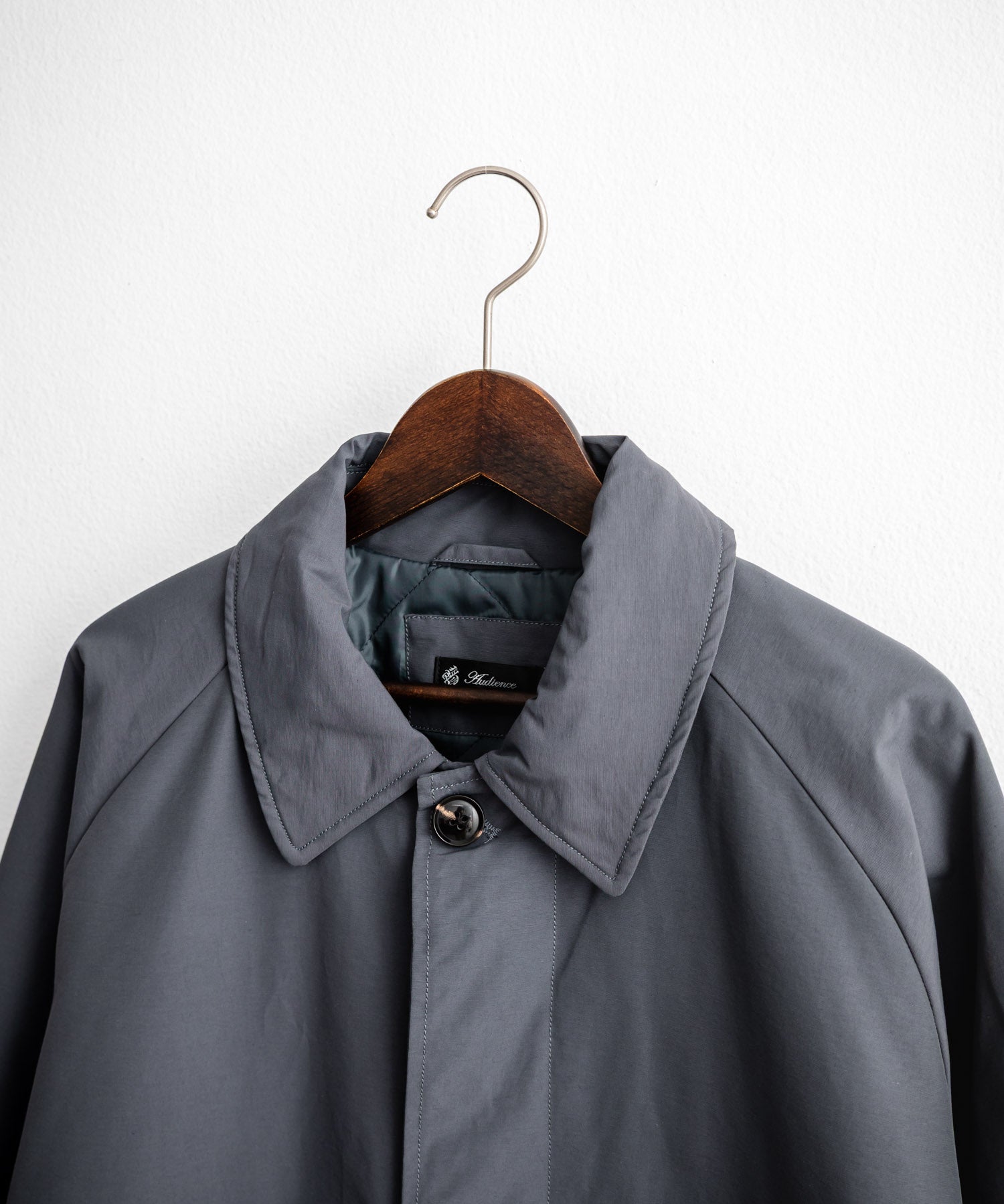 Audience オーディエンス 新色追加 60/40クロス Sorona Dupont 中綿 ステンカラーコート AUD7354 15440