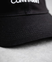 Calvin Klein カルバンクライン LOGO TWILL CAP ワンポイントブランドネーム刺繍ベースボールキャップ 15929