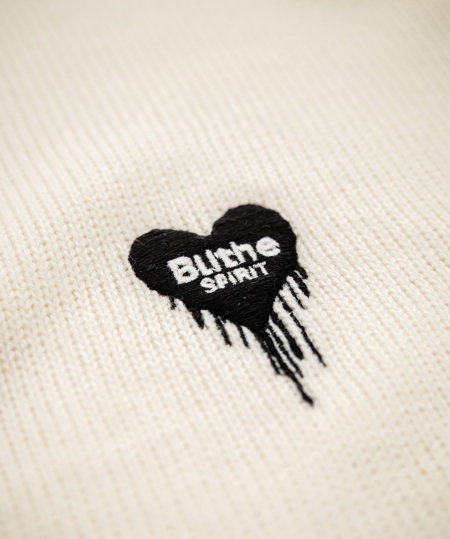 オーバーサイズ ワンポイント刺繍リブラインニットポロシャツ	15188
