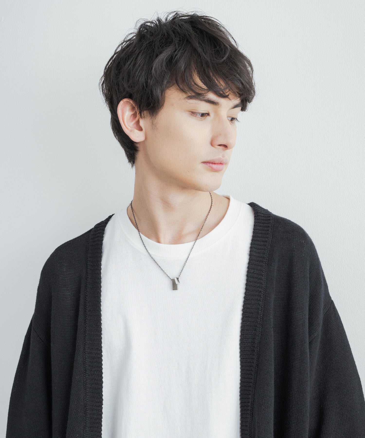 チャーム付きデザインチェーン合金ネックレス 11630