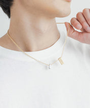 チャーム付きデザインチェーン合金ネックレス 11630