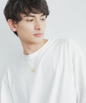 チャーム付きデザインチェーン合金ネックレス 11630