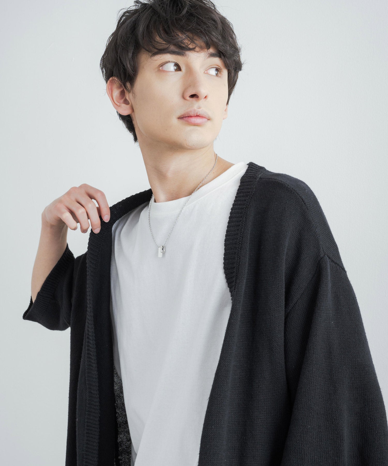 チャーム付きデザインチェーン合金ネックレス 11630