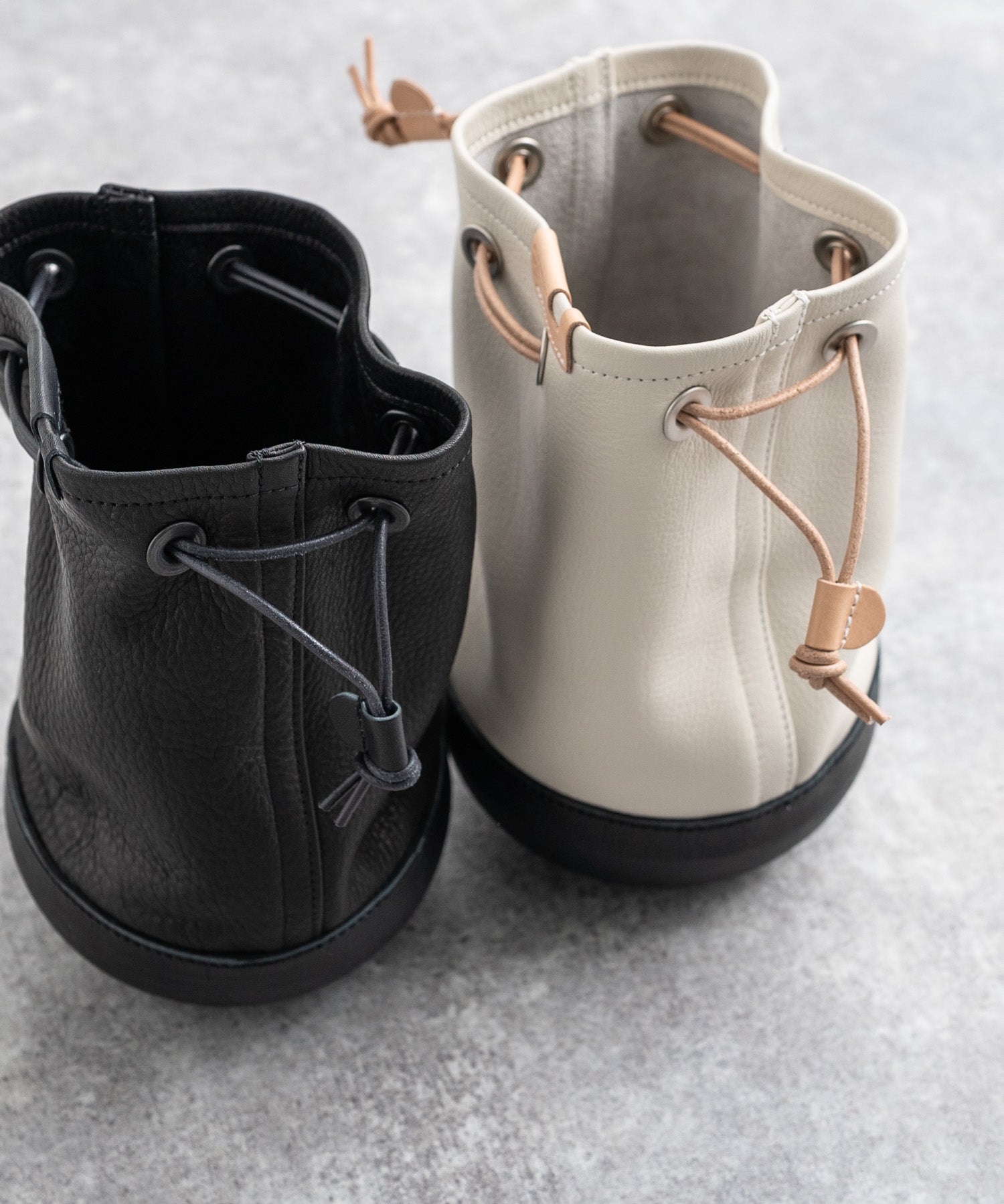 Butler Verner Sails バトラーバーナーセイルズ 日本製 国産DARUMA ALLレザー巾着バッグ JA-2635 11515