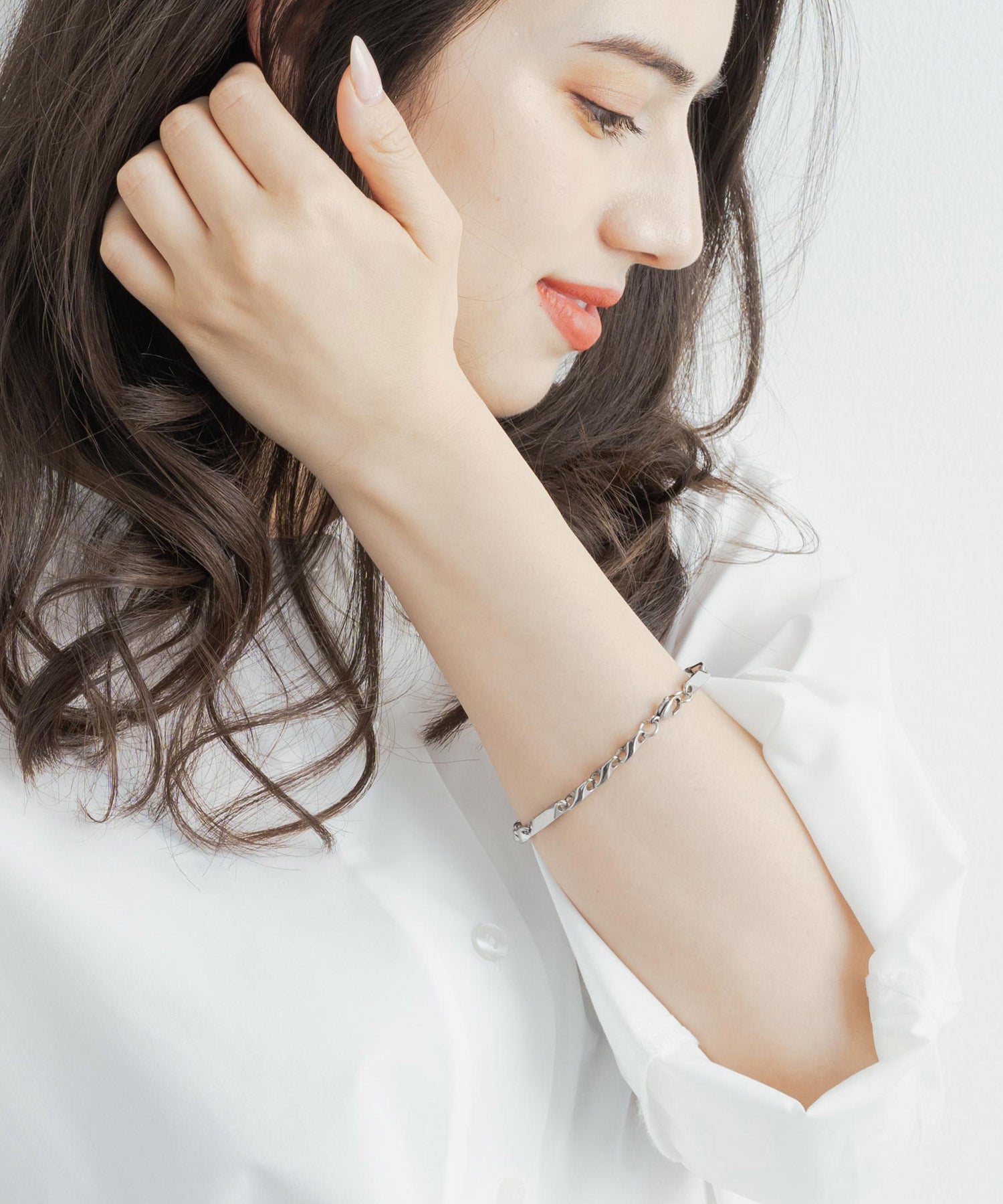 ステンレスデザインチェーンブレスレット 11626