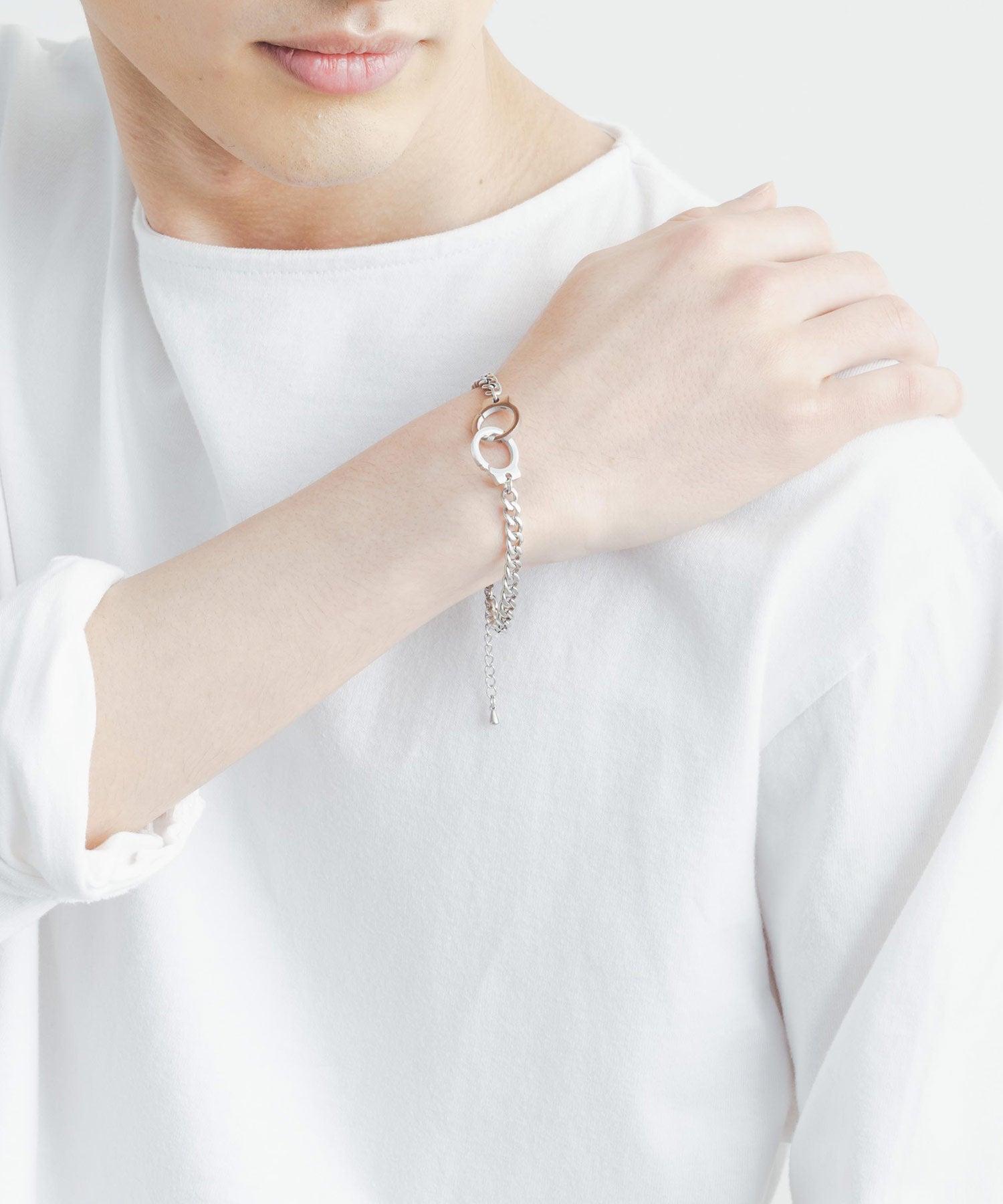 チャーム付きデザインチェーンブレスレット 11628