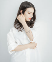 チャーム付きデザインチェーンブレスレット 11628