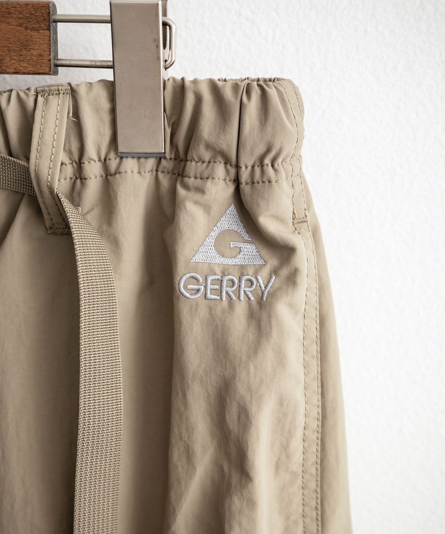 GERRY ジェリー 接触冷感ナイロンアンクルクライミングパンツ/ワンポイントロゴイージーパンツ