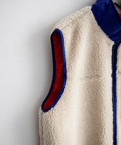 Patagonia パタゴニア M'S CLASSIC RETRO-X VEST クラシックレトロXフリースベスト/ワンポイントロゴ入り配色切替スタンドカラーフルジップボアベスト 16384