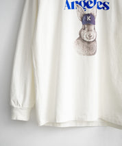 KRIFF MAYER クリフメイヤー RUUU ルー イラストレーターコラボ長袖プリントTシャツ LA 2435806