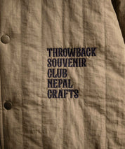 KRIFF MAYER クリフメイヤー スーベニア刺繍キルトコーチジャケット/ナイロンキルティングブルゾン 2515104 14884