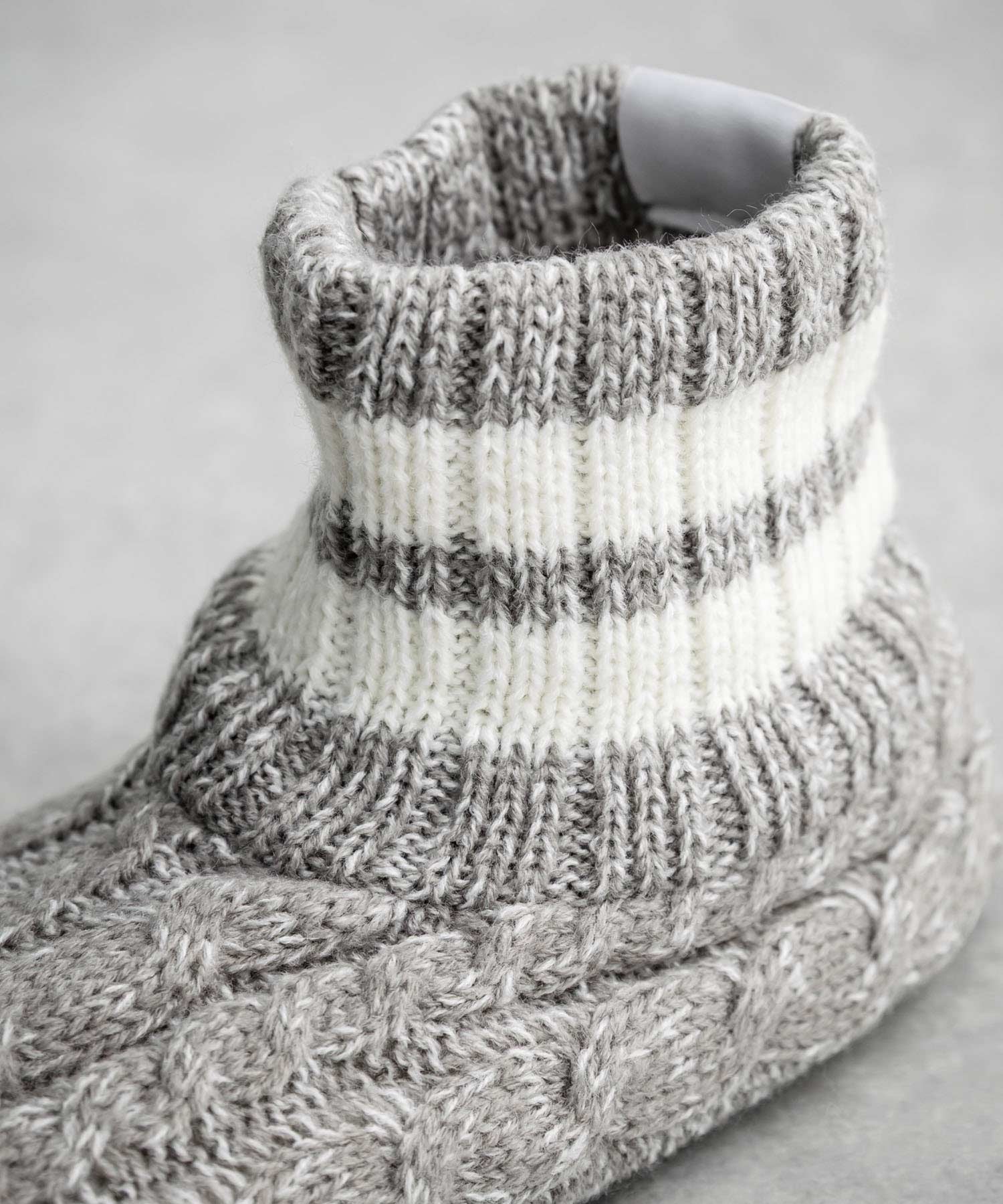 FRUIT OF THE LOOM フルーツオブザルーム 内ボアリンクススリッパ/リンクス編みワンポイントロゴ室内用スリッパ 15461