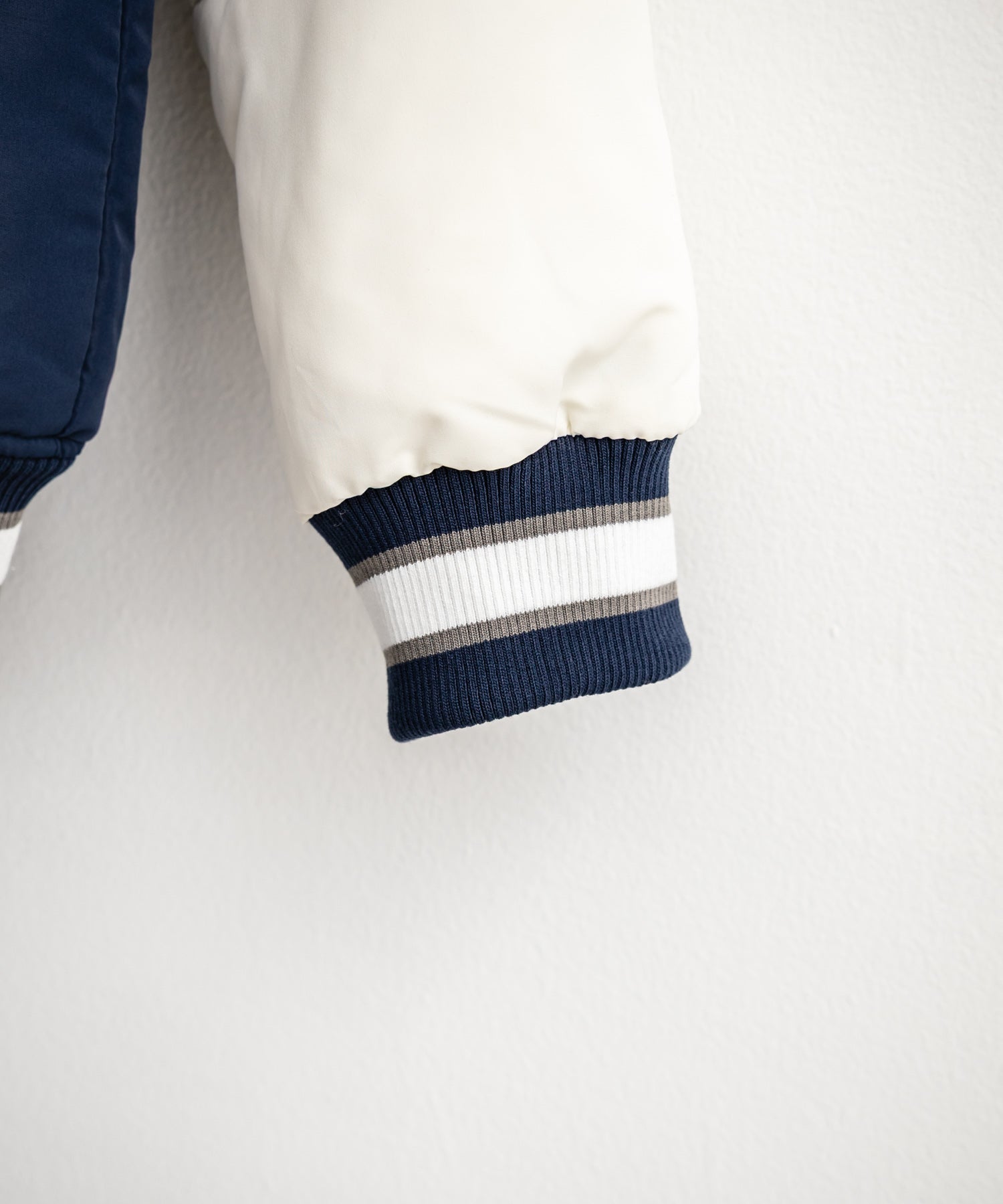 U.S. POLO ASSN. ユーエスポロアッスン PADDED VARSITY JACKET オーバーサイズワンポイントロゴ刺繍中綿スタジャン / 配色切替パデッドジャケット 14894