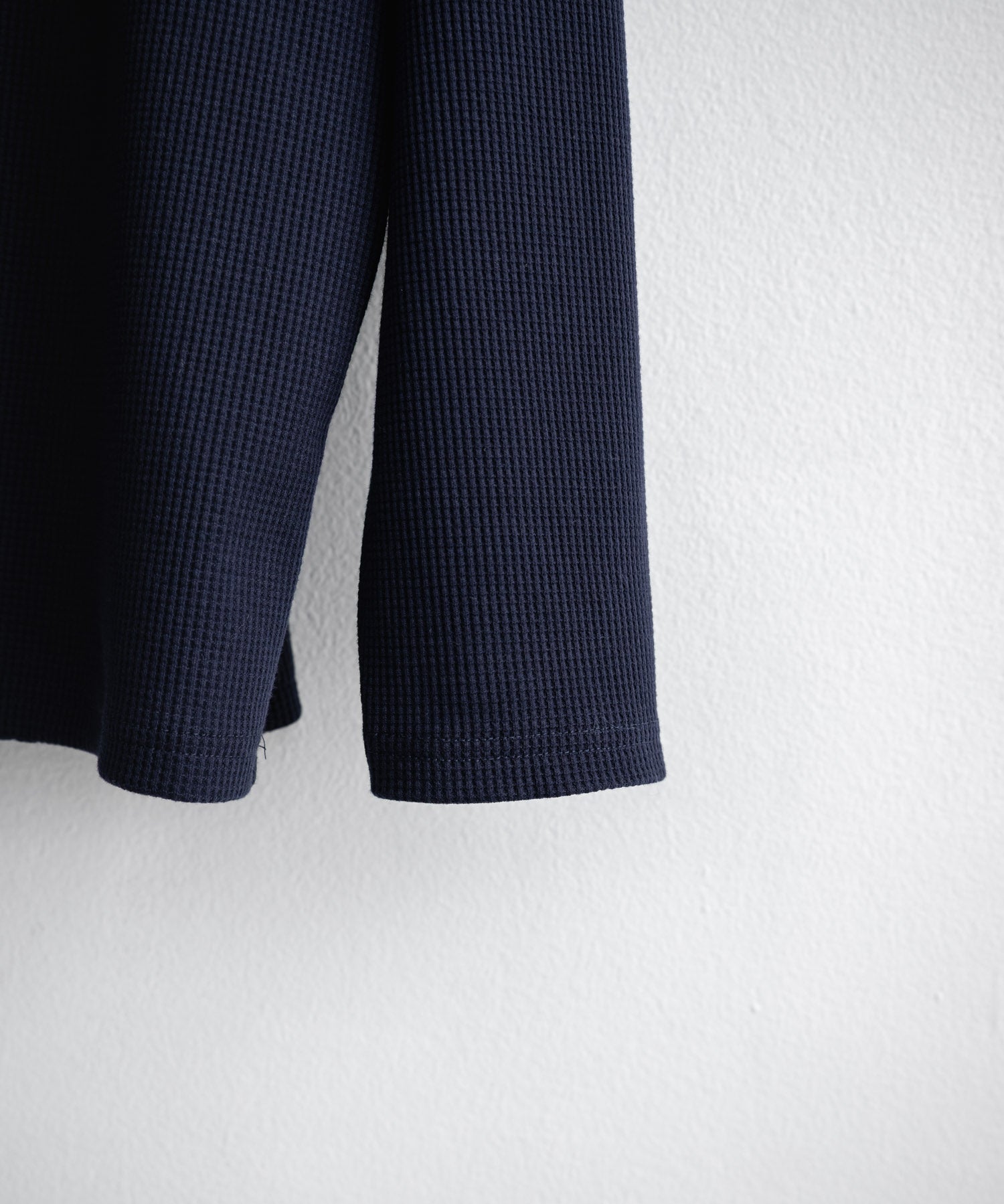 U.S. POLO ASSN. ユーエスポロアッスン サーマルワンポイントロゴ刺繍ヘンリーネック長袖Tシャツ/ワッフルカットソー 16110