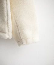 日本未展開モデル THE NORTH FACE ザ・ノースフェイス WHITE LABEL ホワイトレーベル 韓国限定 SHERPA FLEECE JACKET1 オーバーサイズワンポイントロゴ刺繍ボアジャケット 14659
