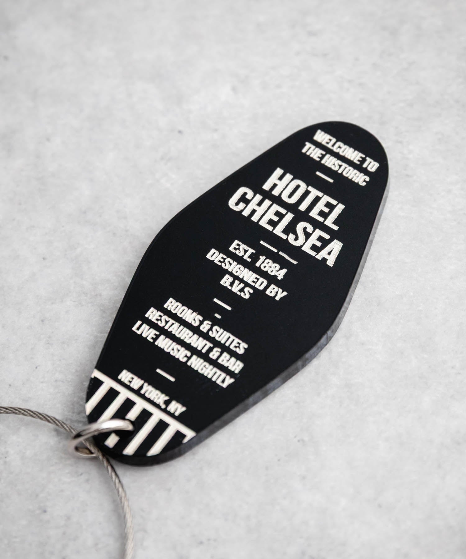 Butler Verner Sails 日本製 CHECK IN KEY TAG ワイヤーリングアクリルキーホルダー JA-3088 16239