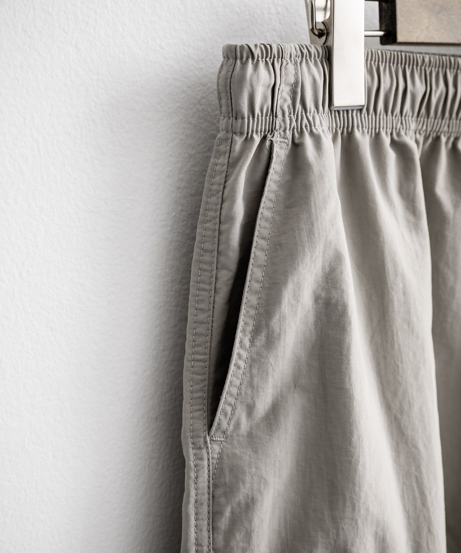 膝下丈 ワンタック ナイロンワイドカーゴハーフパンツ 15522