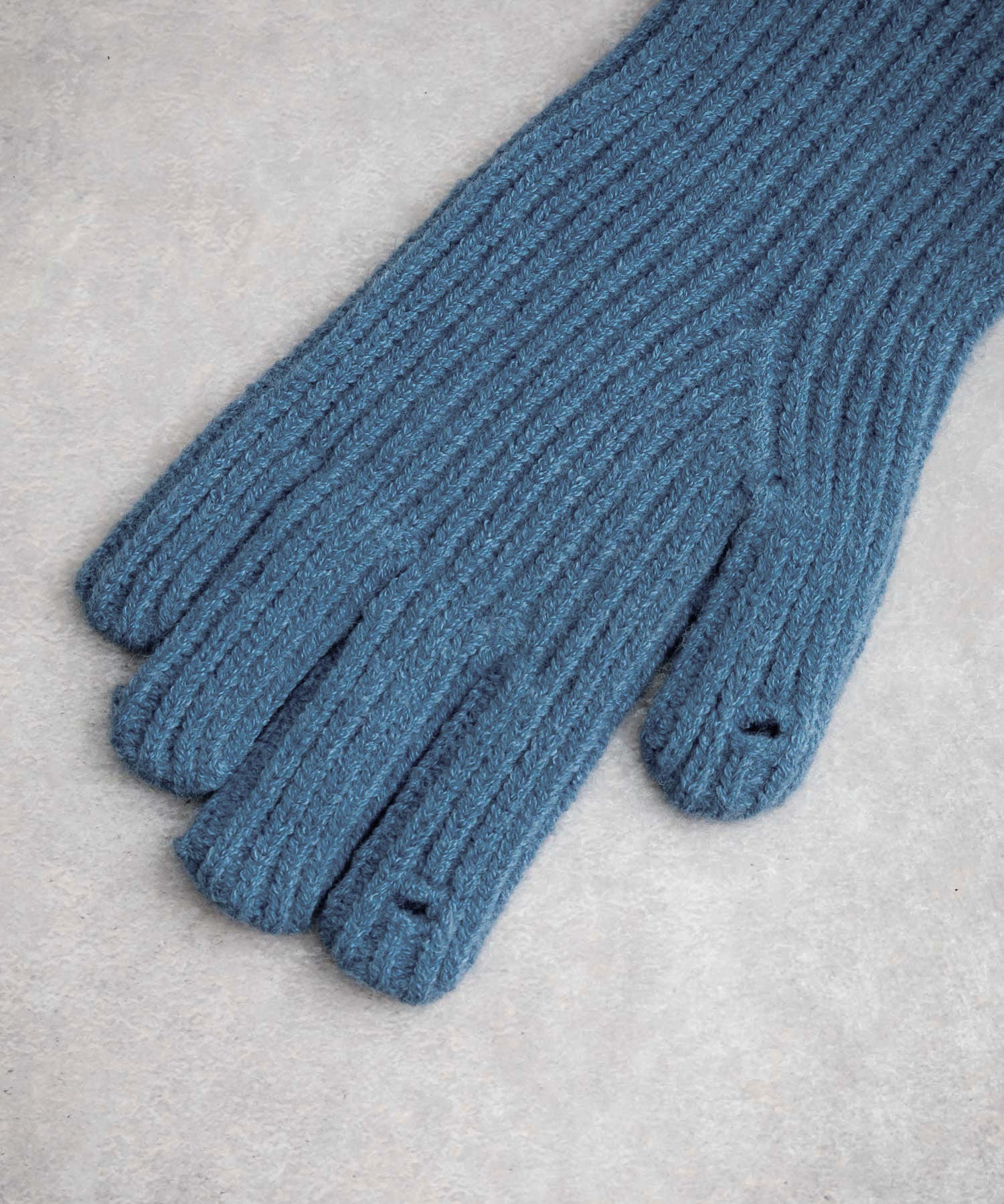 【スマホ/タッチパネル対応】ホールタッチリブニットライングローブ手袋 15255