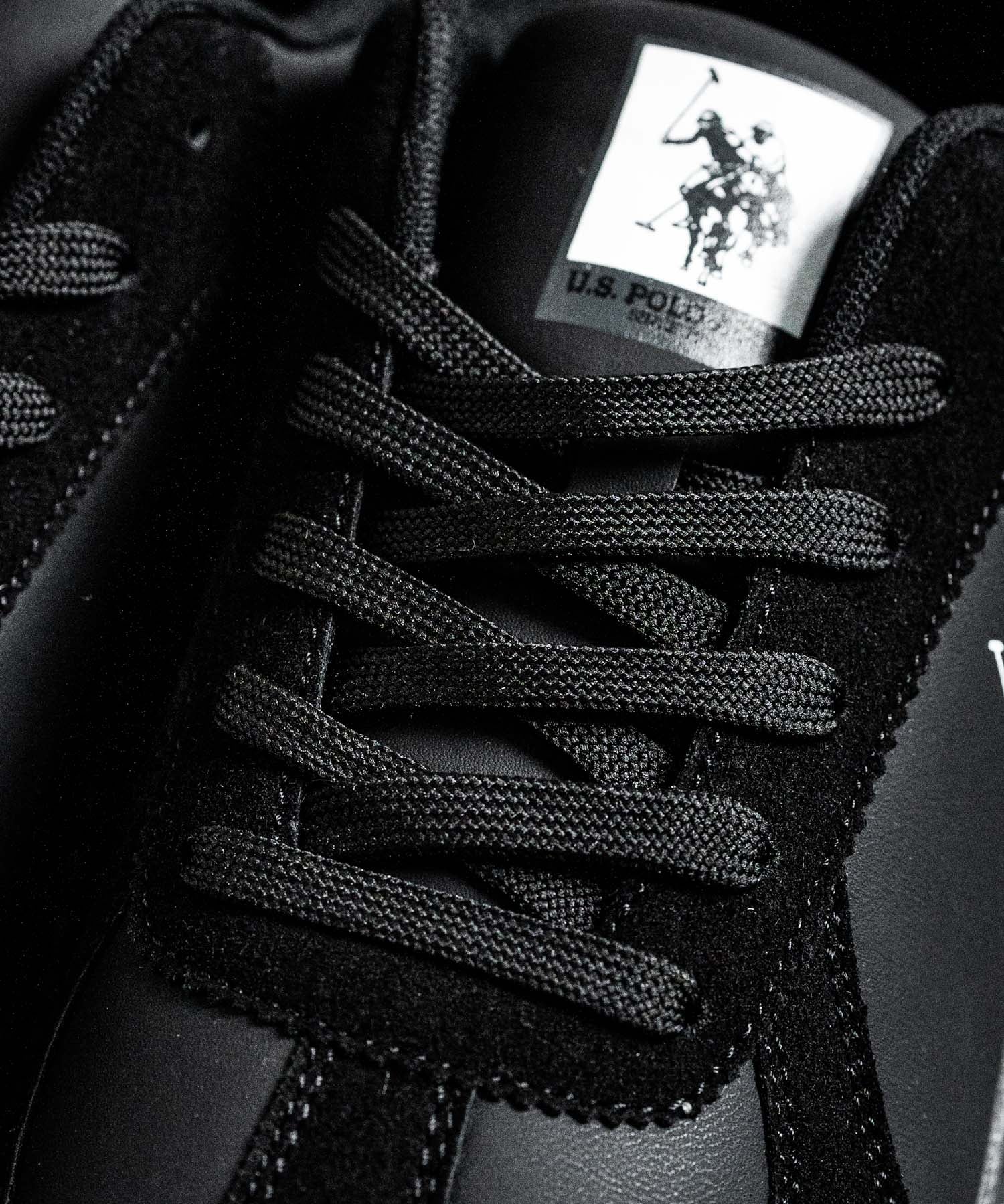 新色追加 U.S. POLO ASSN. ユーエスポロアッスン 厚底ボリュームソールコンビネーションレースアップスニーカー 14137