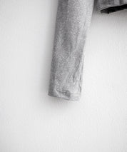 へそ出しショート丈 クロップド丈 切り替えロングTシャツ 14952