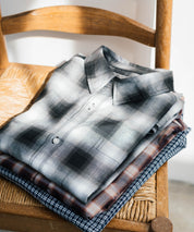 新色追加 オーバーサイズ 無地/チェック柄/ストライプ柄レギュラーカラー半袖シャツ 13977