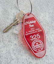 日本製 アクリルホテルキーリング ACRYLIC HOTEL KEY HOLDER(325) AW-1298-2 1938