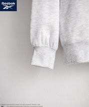 Reebok リーボック オーバーサイズ裏起毛ワンポイントロゴ刺繍クルートレーナー 14871