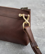 Butler Verner Sails バトラーバーナーセイルズ 日本製 国産ヌメ革レザー捻りシャックルミニショルダーバッグ JA-1713-2 4064