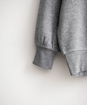 コットンタッチ裏起毛ドルマンスリーブハイネックトレーナースウェット 14983