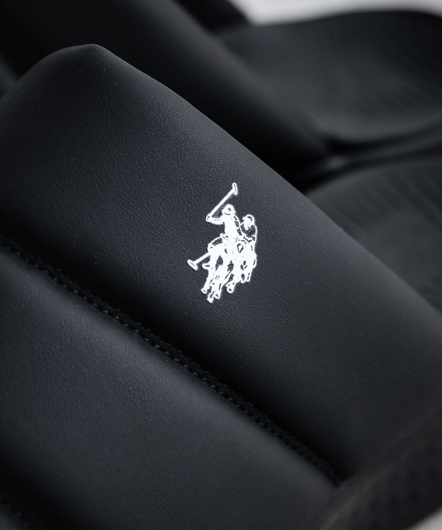 U.S. POLO ASSN. ユーエスポロアッスン ワンポイントロゴ厚底スライドサンダル 15735