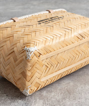 Butler Verner Sails バトラーバーナーセイルズ バンブー×本革マーケットバスケットSサイズ VR-2502 12336