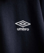新色追加 UMBRO アンブロ 別注コラボ オーバーサイズ鹿の子ワンポイントロゴ刺繍半袖ポロシャツ 14471