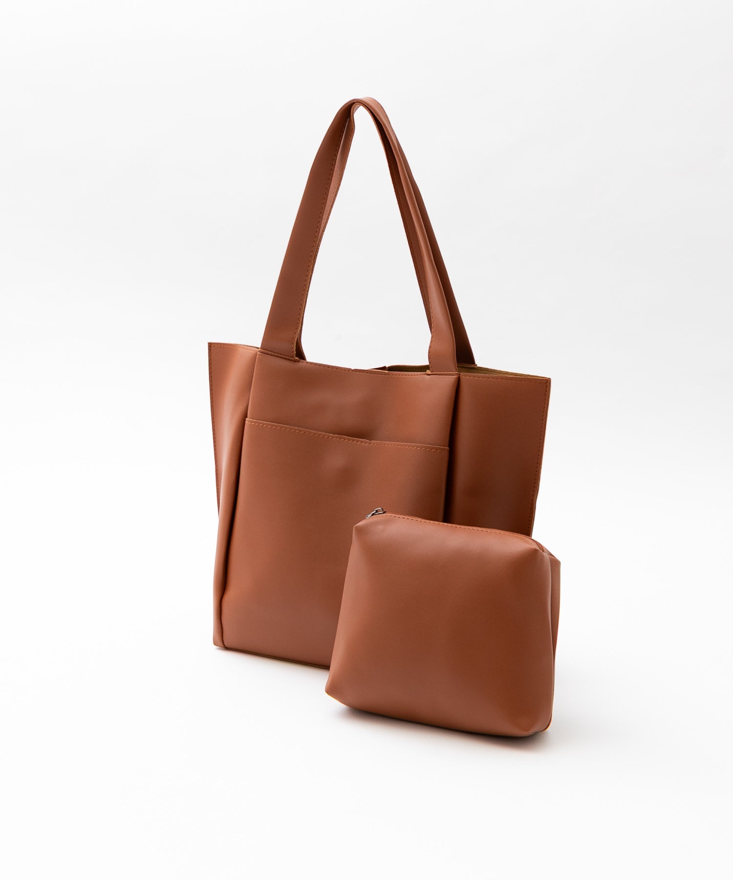 新色追加 PUワンショルダートートバッグ　ポーチセット 14772