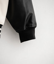 日本未展開モデル WHITE LABEL THE NORTH FACE VARSITY HEAT JACKET オーバーサイズフェイクレザー切替スタジャン/ブルゾン 15555