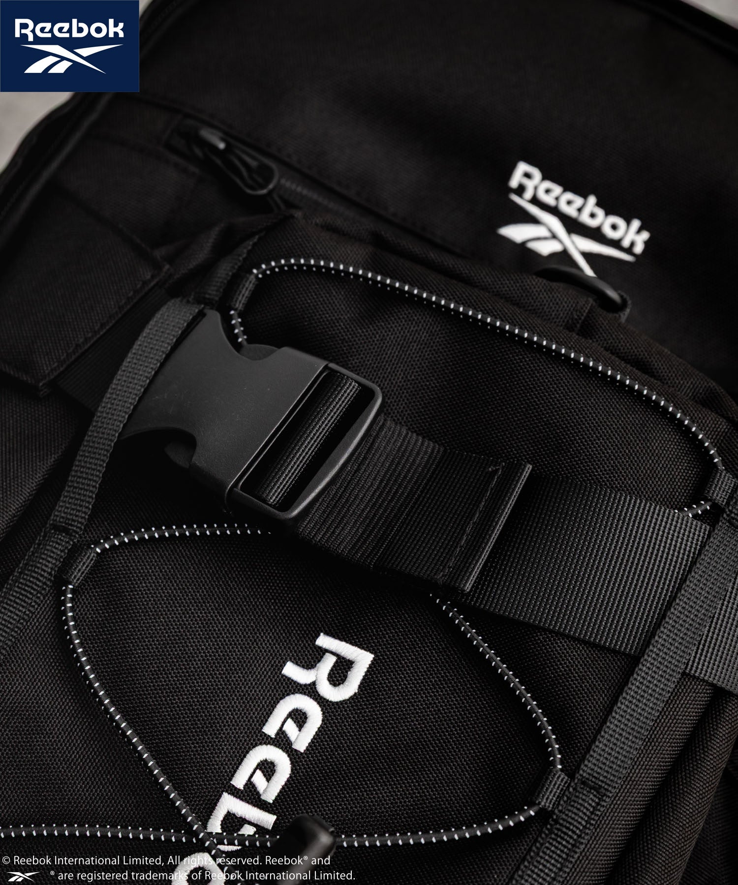 Reebok リーボック ショルダーバッグ付きバックパック/A4収納可能大容量リュック 14841