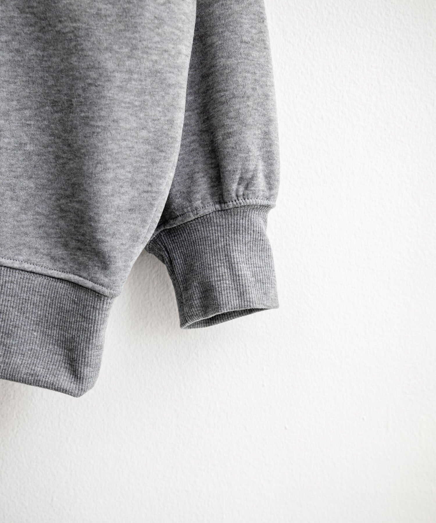 コットンタッチ裏起毛ドルマンスリーブクルーネックスウェットトレーナー 14982