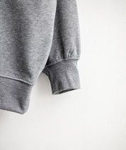 コットンタッチ裏起毛ドルマンスリーブクルーネックスウェットトレーナー 14982