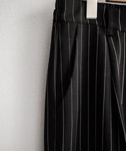 バックシャーリングイージーフレアパンツ スラックス 15605