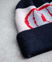 HUF WARPED CUFF BEANIE カフビーニージャカードロゴニットキャップ 16460
