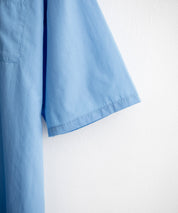 新色追加 オーバーサイズ 無地/チェック柄/ストライプ柄レギュラーカラー半袖シャツ 13977